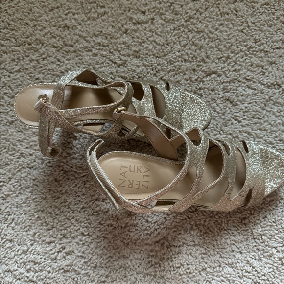 naturalizer gold women’s heels size 6.5 - Picture 1 of 3